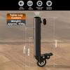 Support Casters Adjustable Support Casters With Brakes And 360° Swivel Design For Furniture 30*16*6cm Storage Rack Base
