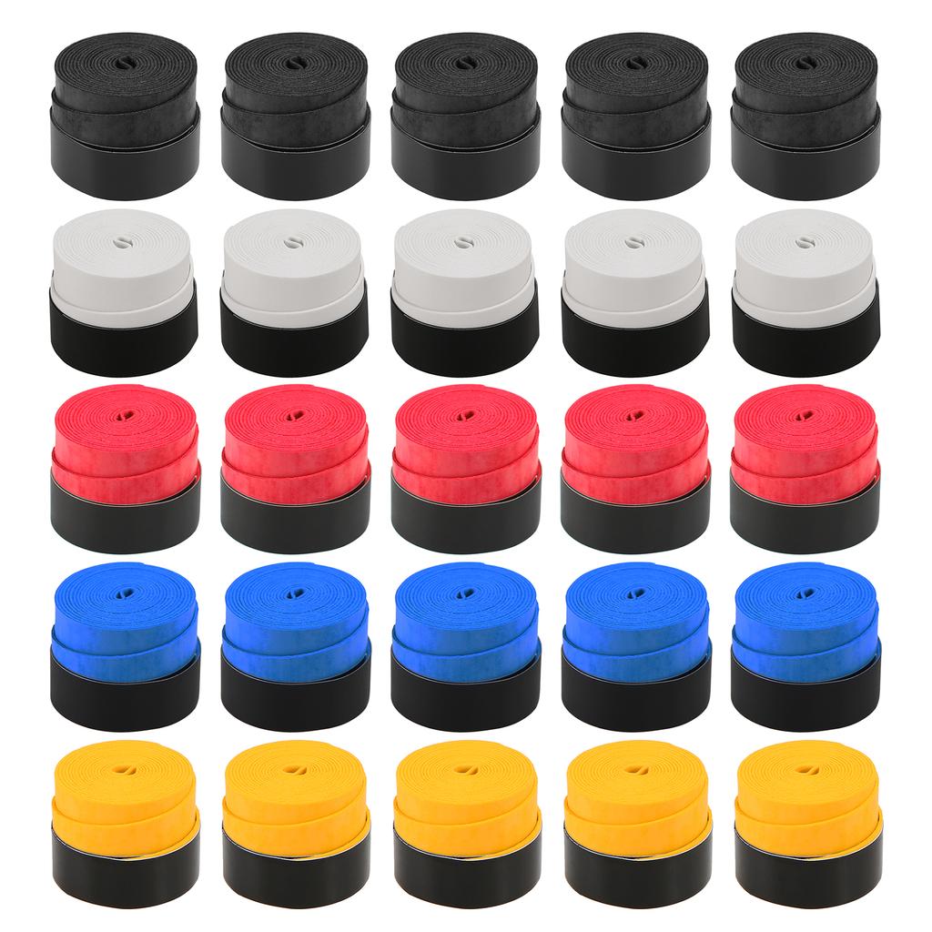 Грипсы для теннисных ракеток, противоскользящие грипсы для ракеток для бадминтона, вибрационная повязка на голову