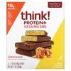 Think!, Protein+ 150 Calorie Bars, Salted Caramel, 5 Bars, 1.41 Oz (40 G) Per Bar