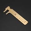 Brass 80mm Mini Pocket Caliper, Standard Caliper, Mm/inch, High Precision, for Measuring Inner and Outer Diameters, Depth, and Steps (80mm)