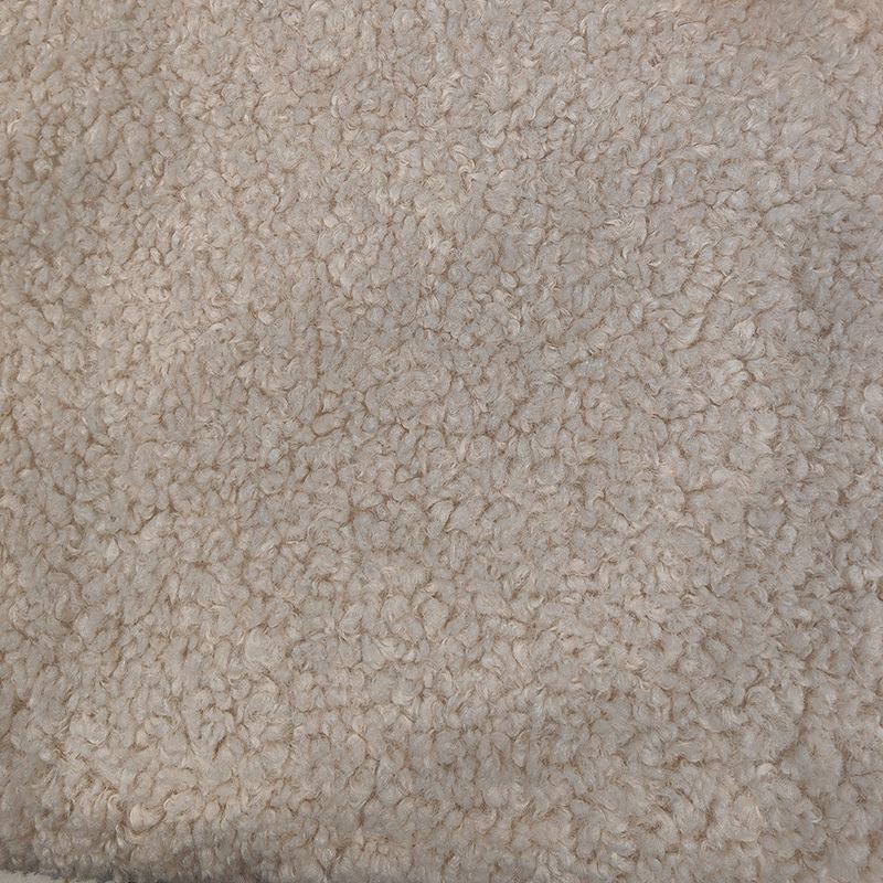 Thickened Flannel Fabric for Clothing, Toys, Home Textiles, Sofas, Shoes, and Hats - Karakul Polyester.