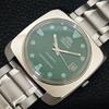 USED VINTAGE ORIENT AUTOMATIC 46941 JAPAN MENS GREEN COLOR DIAL WATCH A702206-5 R123-a702206