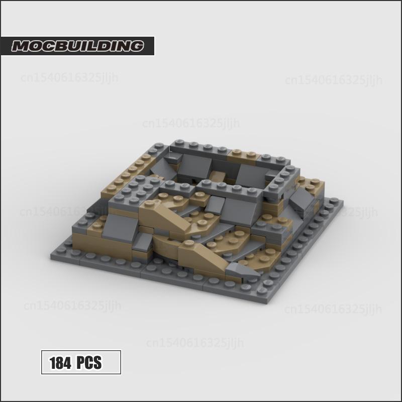 Конструктор Moc 3D Базовая Технология Кирпичи Поднятая Базовая Пластина Для Наборов Замков С Рекой Креативная Модель Для Демонстрации Игрушки Подарки