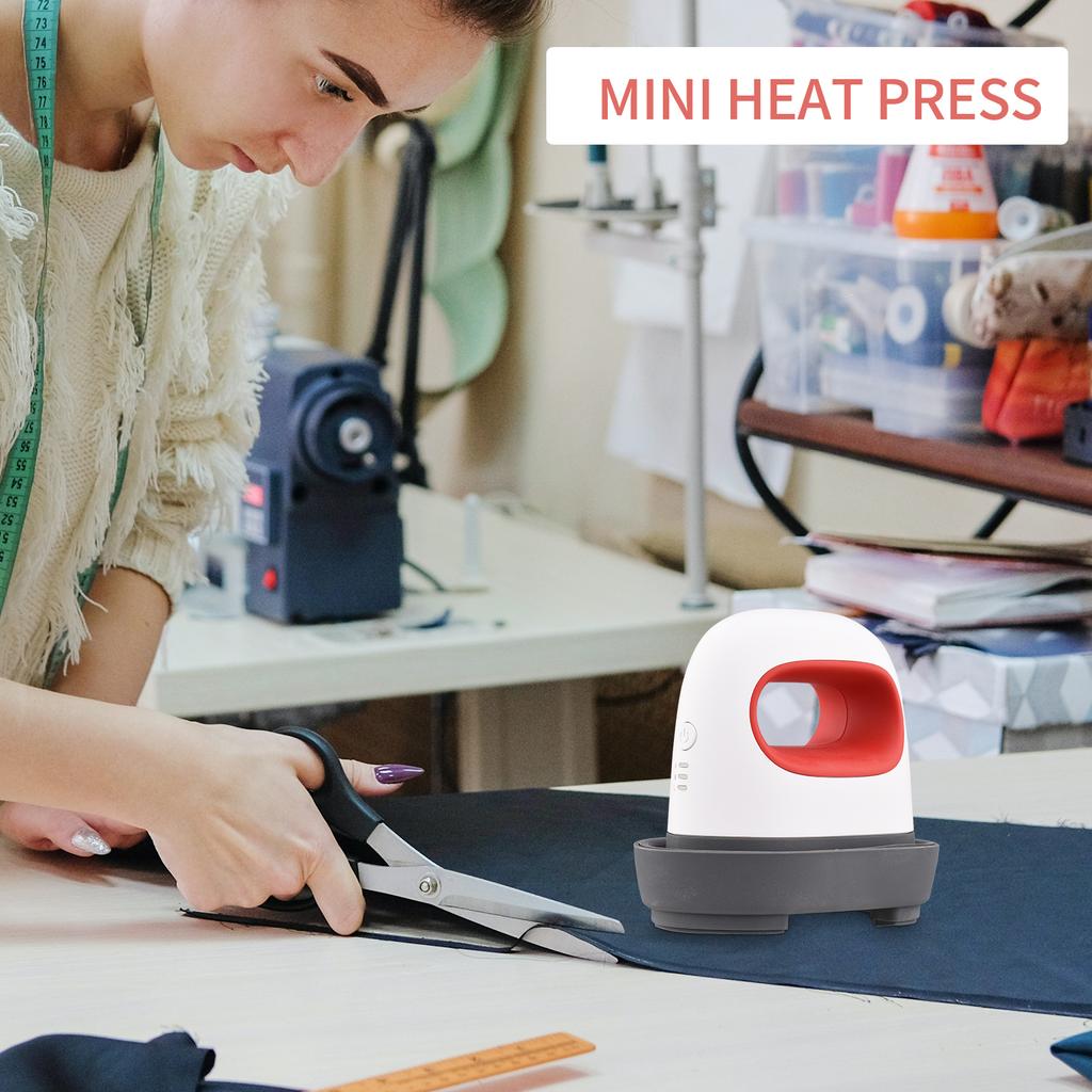 Mini Heat Press Machine T-Shirt Printing Easy Heating Transfer Press Iron Machines for Clothes Bags