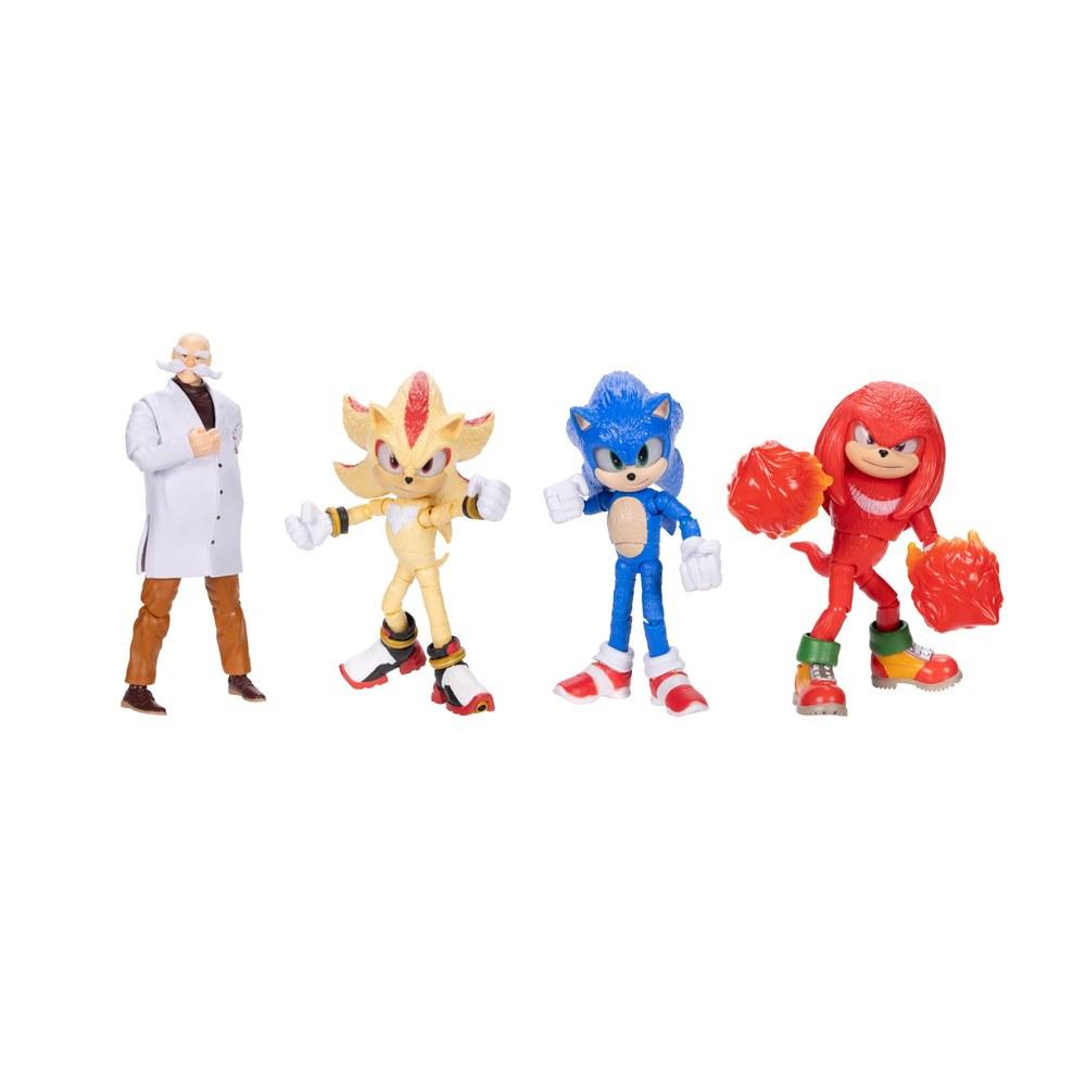Sonic The Hedgehog Sonic 3 Movie 5-Inch Action Figure Emerald Wave Sonic #3