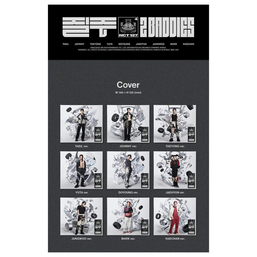 NCT 127 4-й Альбом - 2 Baddies [Digipack Версия] [1 из 9 Обложек, Отправляется Случайным Образом]