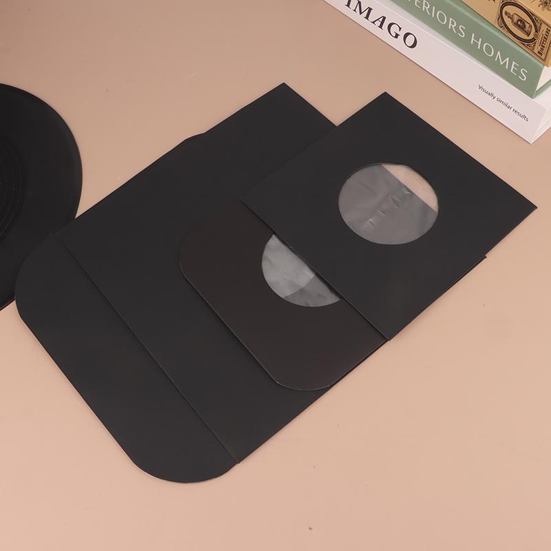 5 шт. 7/10/12-дюймовых конвертов для виниловых пластинок с внутренним пакетом из PO, защитные обложки для альбомов, антистатические крафт-бумажные пакеты для пластинок