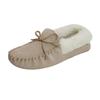 Womens/Ladies Soft Sole Wool Lined Moccasins