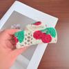 Knitted Flower Hair Claw Handmade Crochet Non-slip Cute Hair Accessory for Girls Women Daily Wear Party Use