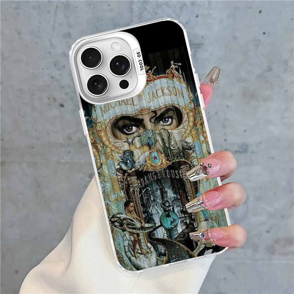 Чехол для телефона Майкл Джексон Горячий певец Для IPhone 16 15 14 13 12 11 Pro Max X XR XSMAX 8 7 Plus Матовый Ударопрочный Задняя крышка