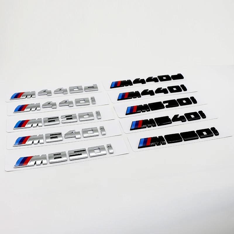 JKGN2 3D ABS Car Trunk Letters Logo Badge Emblem Decal Sticker for BMW M140 M145 M235 M240 M340 M530 M550 M760LI M135 E39 E60 E61 F48
