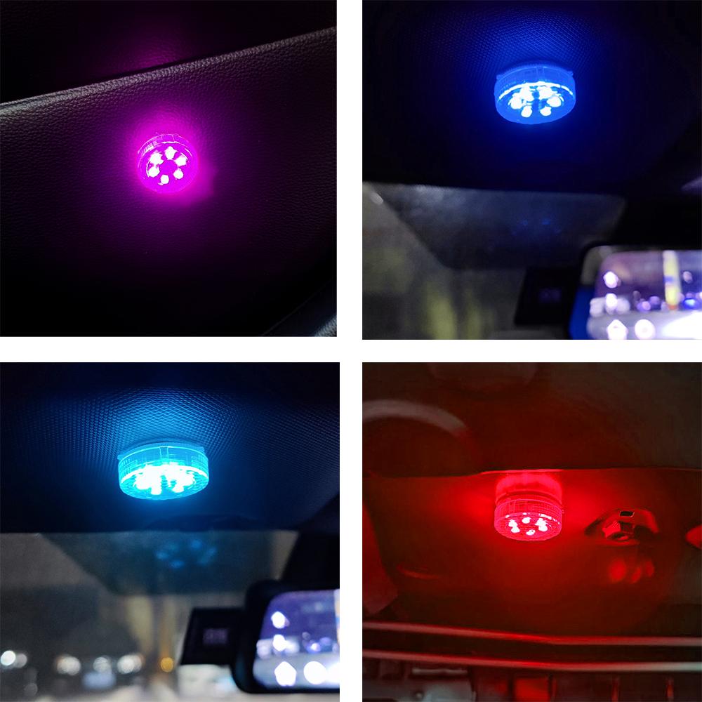 Car Interior Dome Light Finger Touch Sensor Reading Lamp 5V LED Car Signal Night Light Six Color Mini Car Door Light
