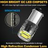2Pcs P21W Led 1156 BA15S White BAU15S PY21W 1157 BAY15D Led T25 3156 P27W 3157 P27/7W Bulbs T20 7440 W21W WY21W 7443 W21/5W Car Signal Light Auto Lamp
