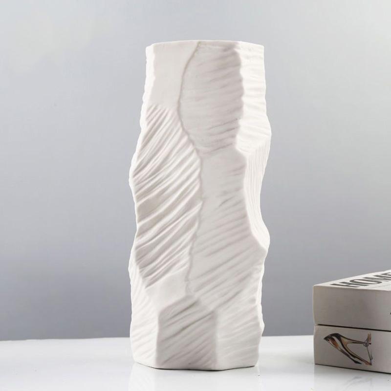 Ваза Керамическая ваза Европейская классическая ваза Домашняя гостиница Цветочная композиция Модный орнамент Ваза