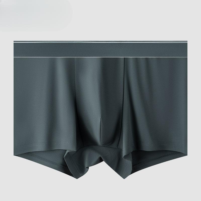 Мужское нижнее белье из чистого хлопка с антибактериальной внутренней частью, дышащее, однотонное, для мальчиков, для молодых мужчин, со средней посадкой