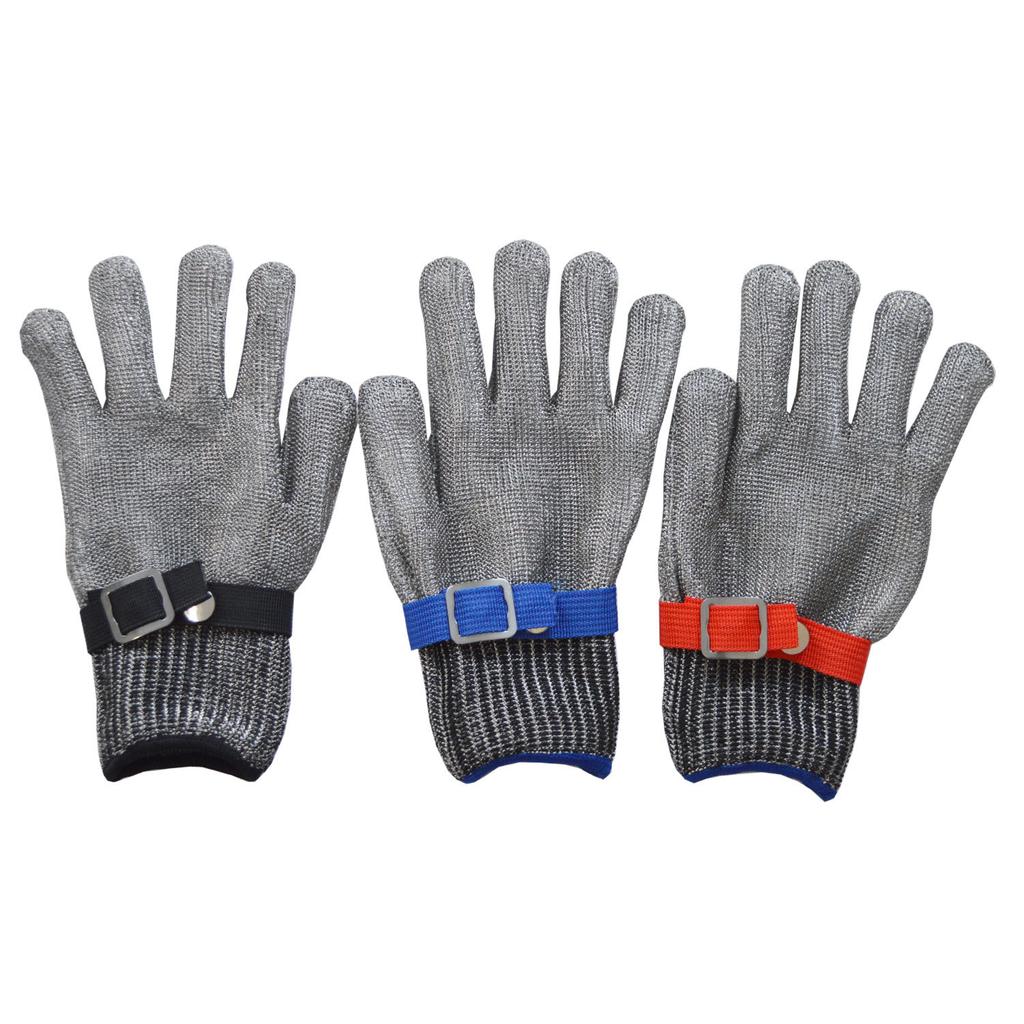 Kitchen Safety Work Gloves Customizable Factory Direct Cut Resistant Stainless Steel Wire Metal Mesh Rustproof Gloves