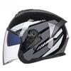 GXT Electric Motorcycle Helmet: Four-Season Sun Protection, Double Lens, Lightweight, Stylish, Half-Helmet for Summer.