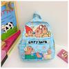Stylish Capybara Cartoon School Bag For Kids With Comfortable Padded Straps