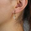 Promotion Four Pcs Moon Star Lightning Rainbow Charms Dangle Earring Gold Plated Multi Piercing Fashion Earring Jewelry Set