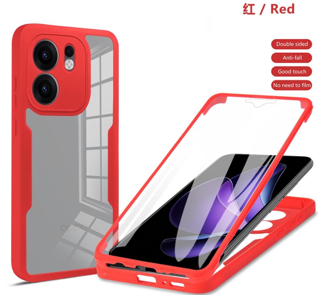Чехол для OPPO Reno 13F 13FS 5G Reno 14 Pro Reno15 с защитой всего корпуса, противоударный, прозрачный, Fundas Coque Capa