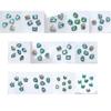 10x/Set Hearts Nail Art Charms for DIY Nails Pointed Back Nail Rhinestones Square Nail Charms Butterfly Shape Nail Gems