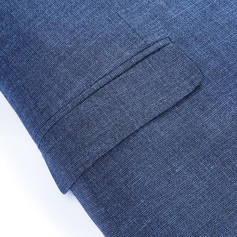 Весенний тонкий мужской костюм в корейском стиле, облегающий, для молодежи и среднего возраста, синий маленький костюм, повседневный одинарный костюм