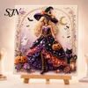 Detailed Faux Pearl Crafting Set Fashion Doll Art Kit, DIY Christmas Painting Family Friendly Holiday Crafts 3D Textured Bead Craft Kit for