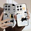 Мультяшный Лунный Кот Для Xiaomi Poco X7 M7 Pro 5G M5 X4Pro M4 M6 4G C65 C75 F6 F5 X6 X5 X7 X5 F7 Ultra M5S M4Pro 5G мягкий чехол для телефона
