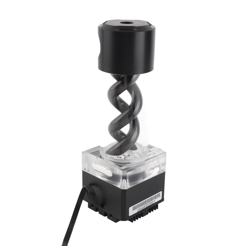 Алюминиевый анод PMMA компьютерное водяное охлаждение T вирус интегрированный водяной насос комплект(черный )