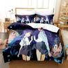 3D Anime Higurashi When They Cry Printed Bed Set Duvet Cover Pillowcase Bedding Set Linen Sheet Quilt Cover Full Queen King Size