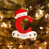 Xmas Christmas Tree 26 Letter Pendant Cartoon Christmas Tree Hanging Decor   Car Decorations