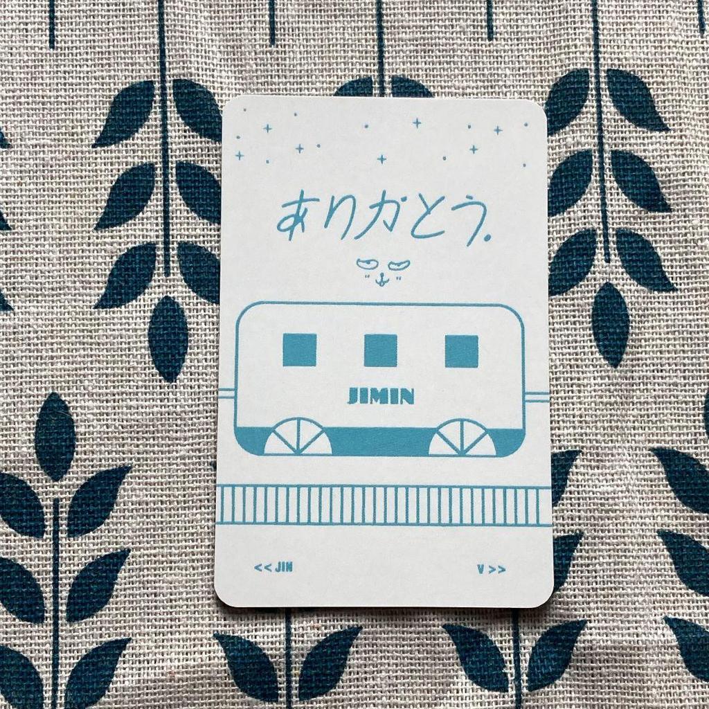 [Б/У] Япония BTS Чимин Reaching You Лимитированная торговая карточка с площадки