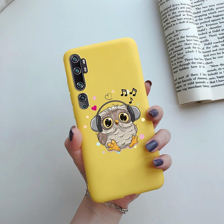 Чехол-сердце с подсолнухом для Xiaomi Mi Note 10 Pro, Чехол-бампер, Силиконовая задняя крышка для Xiomi Xiaomi Mi Note 10 Note10 Pro, Чехол