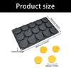 Food Grade Silicone Baking Molds Make 15 Round Waffles Chocolates And Cookie Multipurpose Baking Supplies