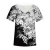 Women's Lace Short Sleeve Shirt V Neck T-Shirt Dressy Casual Tops Raglan Short Sleeve Lace Short Sleeve Panel Comfortable Cotton Top