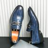 Punk Style Men Casual Shoe Business Dress Loafers Handmade Moccasins Elegantes Male Slip On Flats Driving Shoes