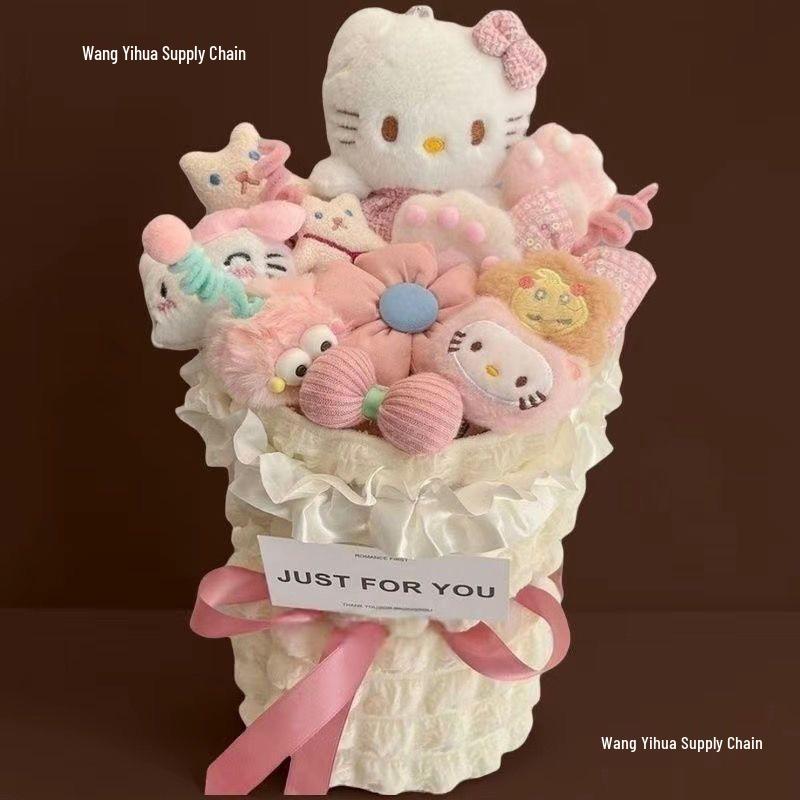 Букет из кукол Hello Kitty: Идеальный подарок на день рождения для девушки, лучшего друга или ребенка