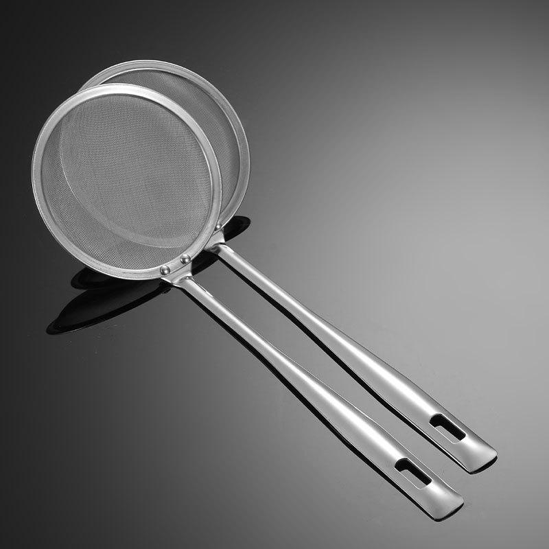 Ложка-фильтр для масла из нержавеющей стали 304, фильтр 60 меш, фильтр для протекания масла, фильтр для соевого молока и соевого жмыха, сито для муки, для выпечки
