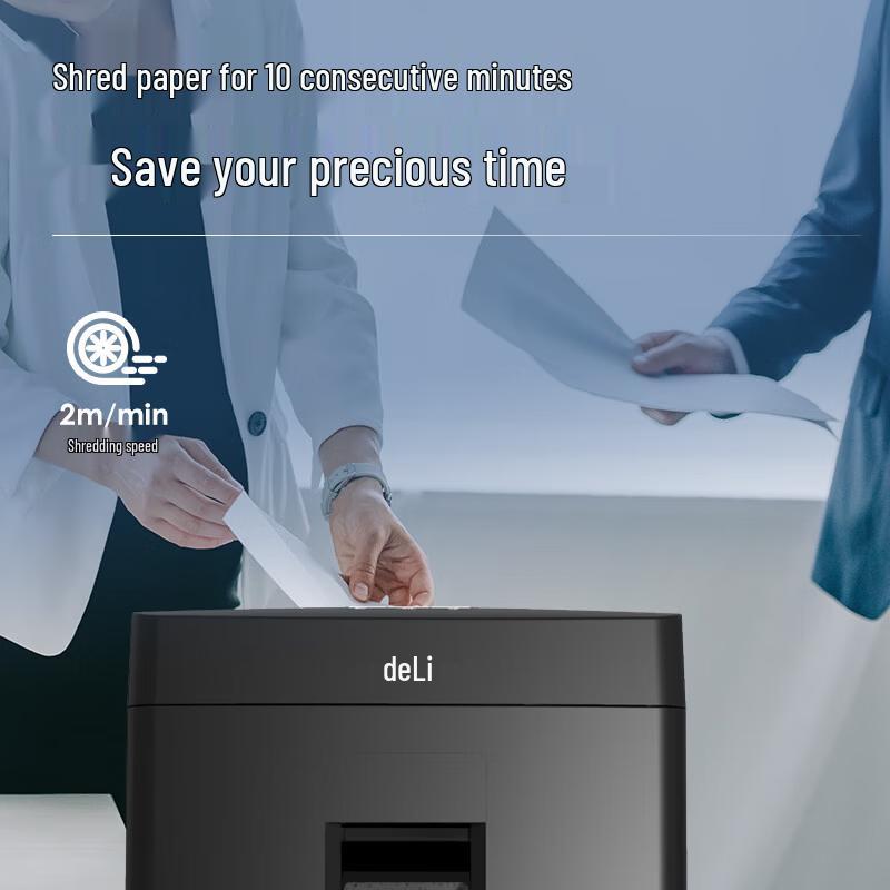Deli 14431 Particle Cut Paper Shredder CN plug (adapter included)
