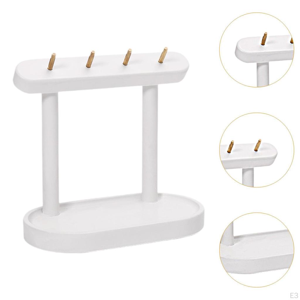 Подставка для хранения ключей, скандинавский декор, деревянный подарочный лоток-органайзер для украшений