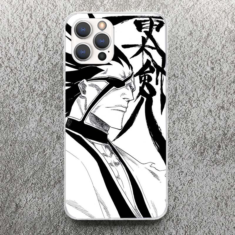 Чехол для телефона Bleach Зараки Кенпачи Для iPhone 17 16 15 14 13 12 11 Pro Max Mini Plus Air 7 SE 8 Мягкий силиконовый печатный корпус Funda F