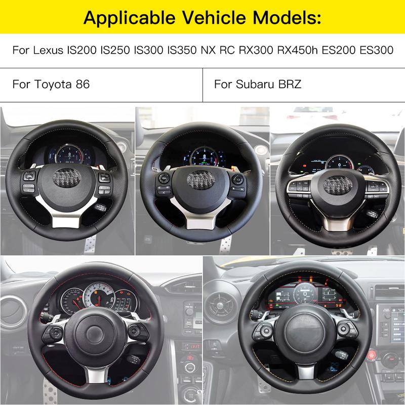 TDD Carbon Fiber Magnetic Paddle Shifters For Lexus IS NX RC 200 250 300 350 Toyota 86 BRZ Sport Steeing Wheel Shift Paddle