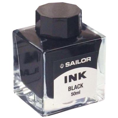 Sailor fountain pen Чернила для перьевой ручки 50 мл, черные 13-1007-220