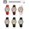 Stylish Watch with Leather Casual and Business Simple and Designer Analog Perfect Gift for High School Students Women's Strap, Style, Lightweight,