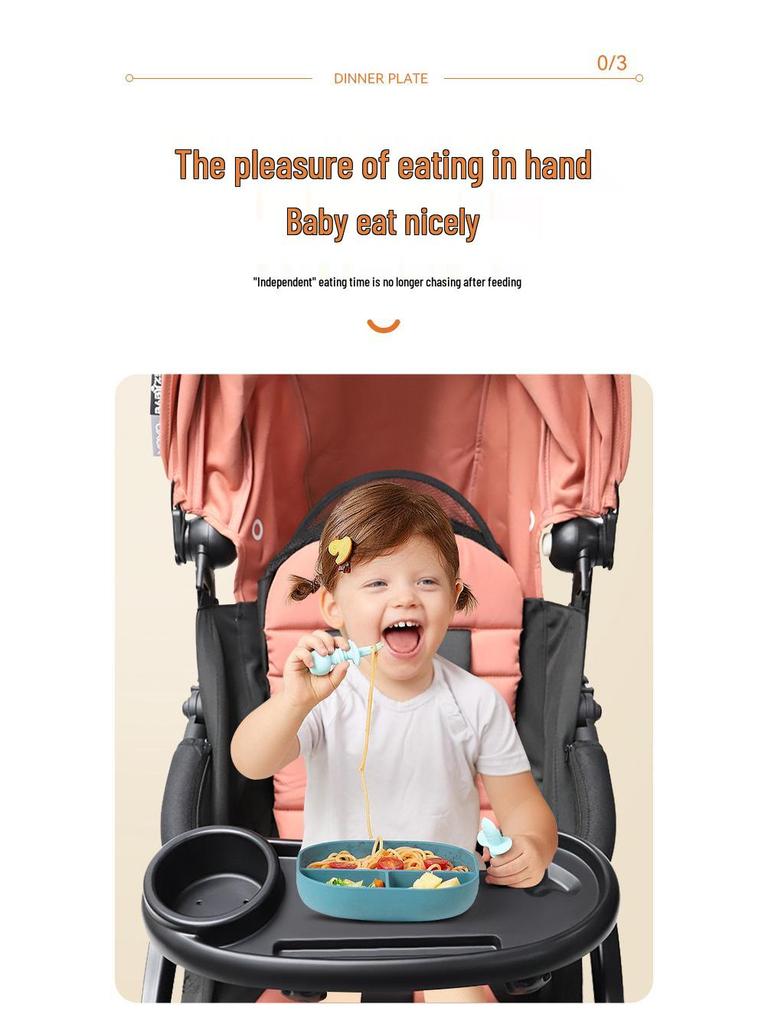 Universal Detachable Baby Stroller Tray and Dining Table Accessory