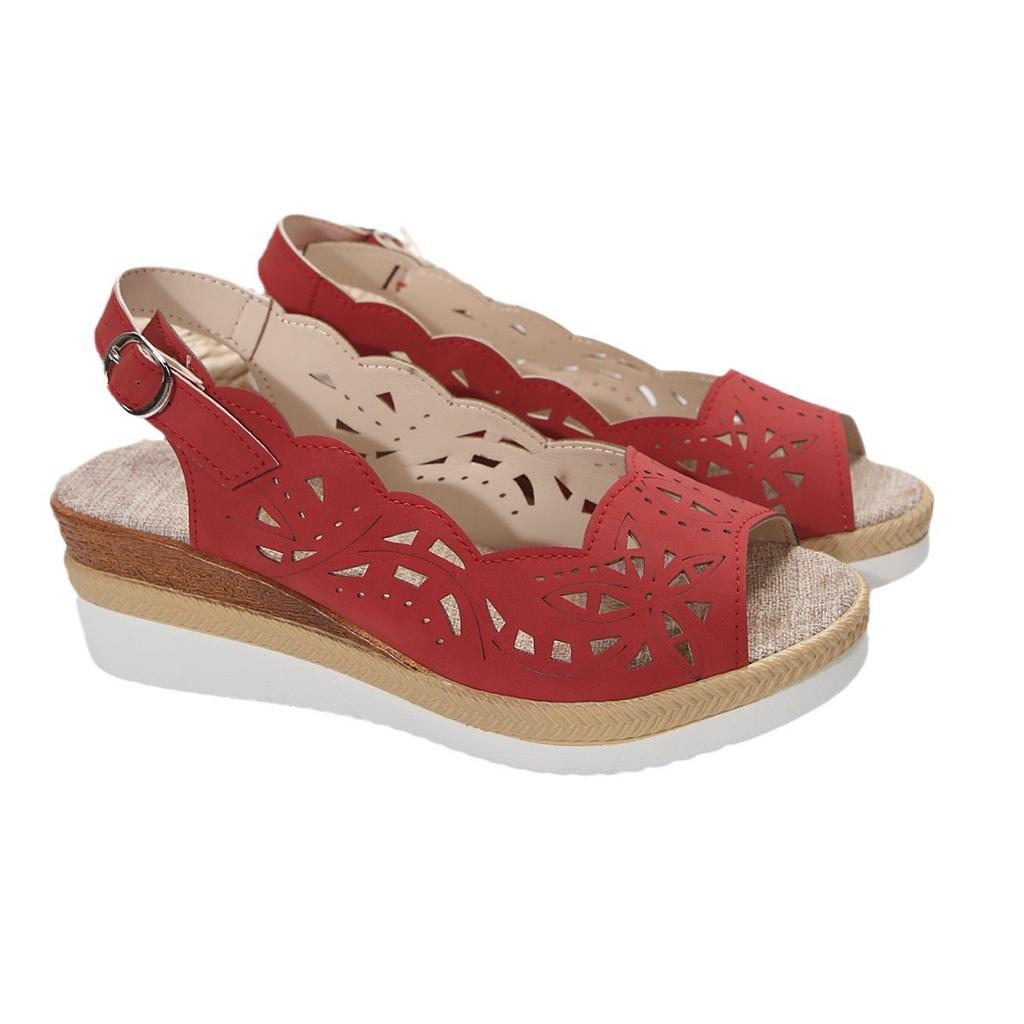 2025 Independent Station New European and American Sandals Large Size Foreign Trade Hemp Rope Bow Heel Casual Sandals Women's Shoes