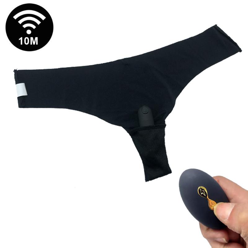 Vibrating Panties 10 Function Wireless Remote Control Rechargeable Bullet Vibrator Strap On Underwear Vibrator for Women Sex Toy