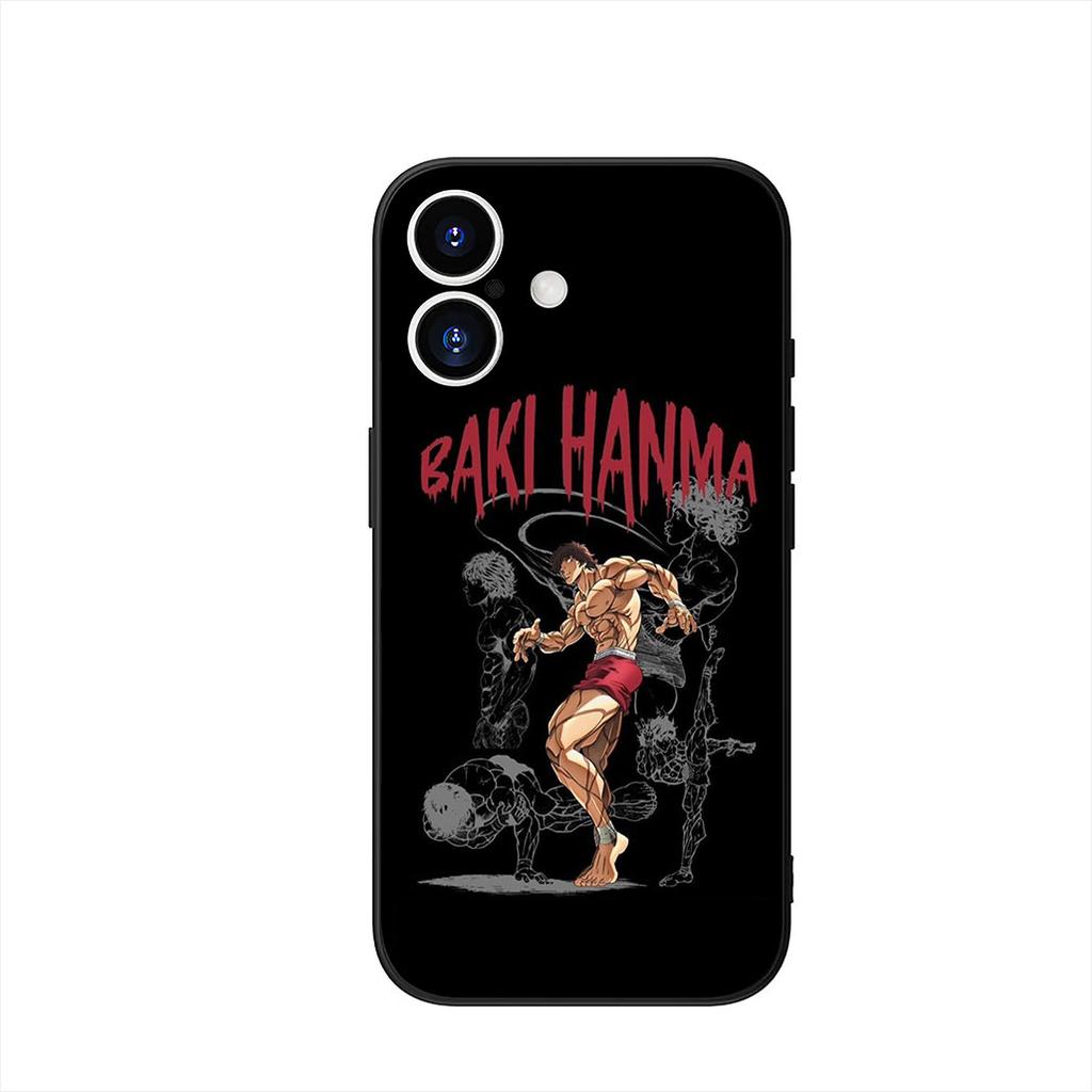 Baki Cartoon Hanma Phone Cover Case for Samsung Galaxy S25 S23 S22 S24 FE Ultra Plus A56 A05 A06 A15 A16 A57 S7 Edge Casing