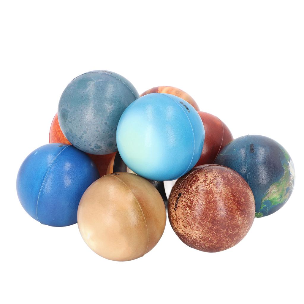 10 шт. Космические планеты Солнечной системы Игрушки для снятия стресса Сжимание руки Сенсорный мяч Развивающие игрушки