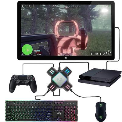 Коробка преобразования KX Switch/Xbox/PS5/PS4/PS3 игровой контроллер в аксессуары для контроллера клавиатуры и мыши